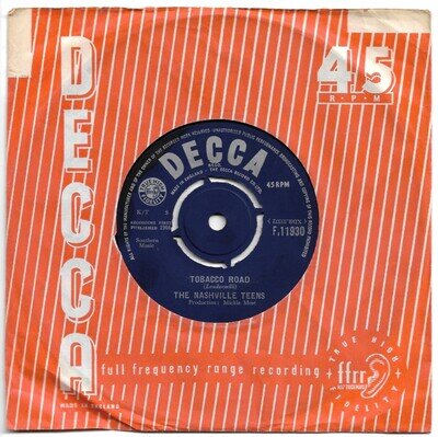 Tobacco Road by The Nashville Teens 7" 45RPM single 1964 Decca F 11930 *Good+*