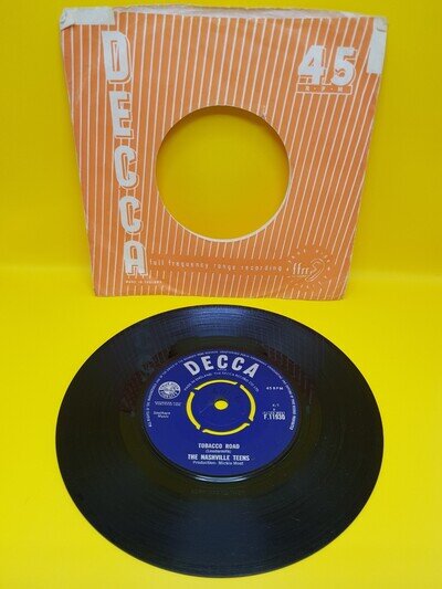 The Nashville Teens Tobacco Road/I Like It Like That 7” Vinyl Record Decca 1964
