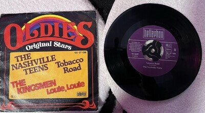 Tobacco Road Nashville Teens/ Loui Loui Bellaphon Label 7 Vinyl Oldies 70s