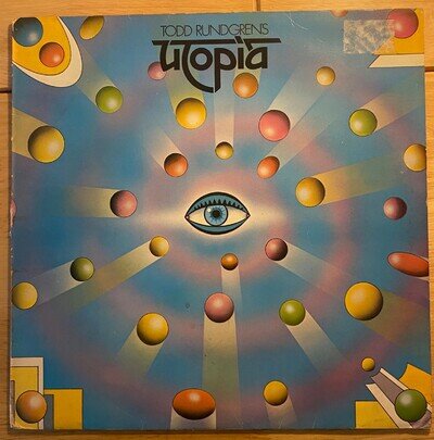 Todd Rundgren's Utopia - Utopia - UK Vinyl LP - VG+/VG+