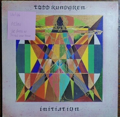 Todd Rundgren Initiation Vinyl Record VG/VG K55504 1975
