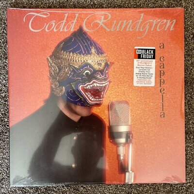 TODD RUNDGREN - A Cappella - NEW ORANGE VINYL LP RSD Black Friday 2025 NEW