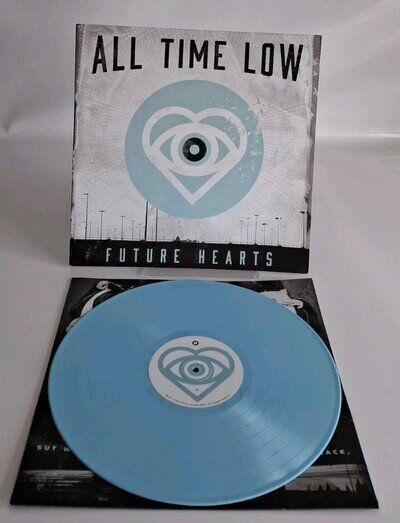 All Time Low Future Hearts Limited Edition Blue vinyl 2015 VG+/VG+