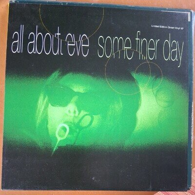 All About Eve - Some Finer Day 1992 MCA Records 10 inch green vinyl single