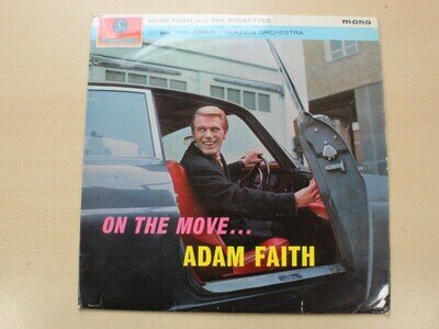 Adam Faith & The Roulettes/On The Move/1964 Parlophone Mono LP