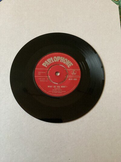 Adam Faith 7”Vinyl Single…What Do You Want?…