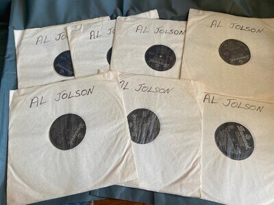 7x Al Jolson Vinyl LPs Brunswick Story x5 Immortal & w Oscar Levant no covers