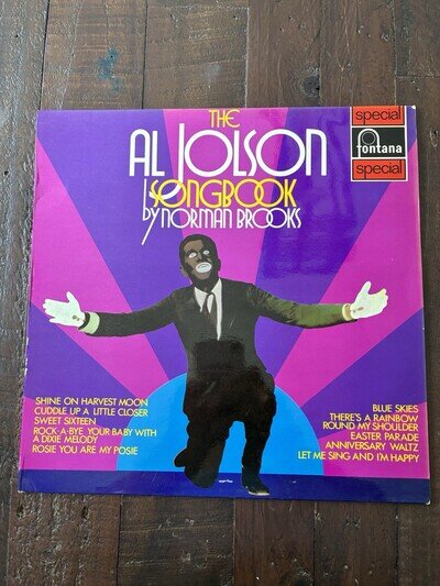 The Al Jolson Song Book by Norman Brooks Vinyl Record 6438023