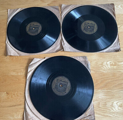 3 Al Jolson 78 rpm 10" Shellac records