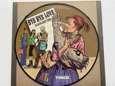 Alkaline Trio , Bye Bye Love / Blue Meanies , The Corpse - 7" vinyl picture disc