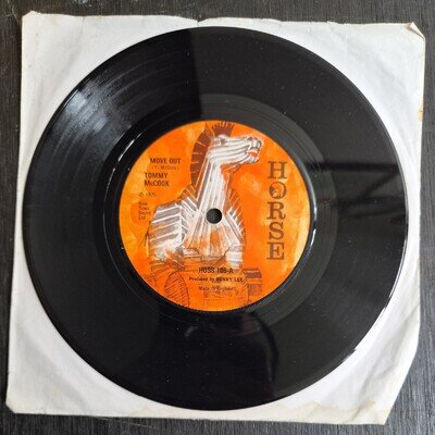 Reggae 7" single - Tommy McCook - Move Out - Horse DANCE WITH ME