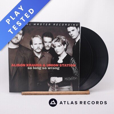 Alison Krauss & Union Station So Long So Wrong 2 x LP Album Vinyl Record - EX/EX