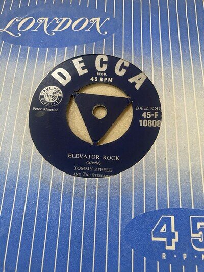 Tommy Steele 7” single Doomsday Rock/ Elevator Rock