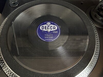 Tommy Steele Rebel Rock 78 Shellac Record V+