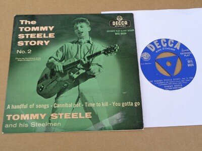 Tommy Steele - Tommy Steele Story No.2 - Decca Tri centre EP