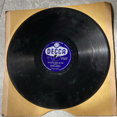 Tommy Steele and The Steelmen Rebel Rock/Singing the Blues 78RPM Decca F.10819
