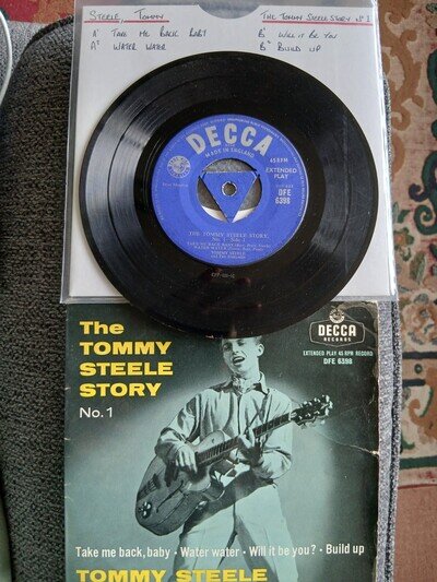Tommy Steele - The Tommy Steele Story No. 1 - Decca - DFE 6398