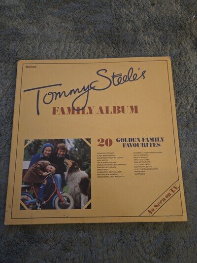 TOMMY STEELE - FAMILY ALBUM 1979 VINYL LP. RTD 204.