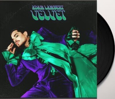 Adam Lambert Velvet LP Album vinyl limited purple & green 2020 on Empire