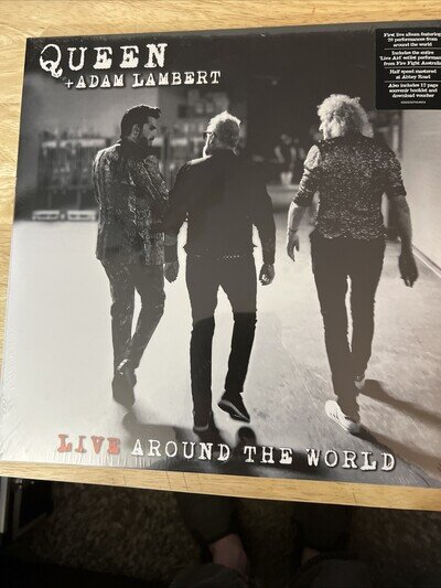 Queen + Adam Lambert Live Around the World (Vinyl) Double LP NEW & SEALED