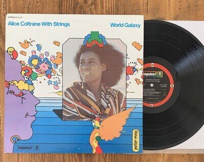 Alice Coltrane with strings- World Galaxy lp 1st Impulse U.S Press EX+ VG+
