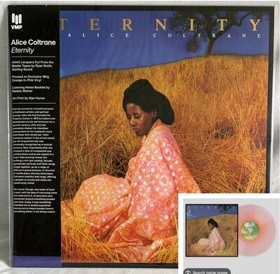 IN HAND!! Alice Coltrane Eternity VMP PINK IN ORANGE Vinyl Me Please LP