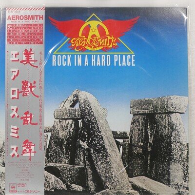 AEROSMITH ROCK IN A HARD PLACE CBS 25AP2407 1LP