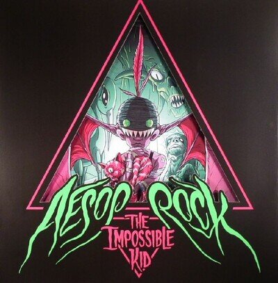 AESOP ROCK - The Impossible Kid - GREEN & PINK VINYL 2XLP