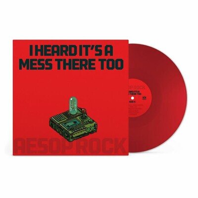 AESOP ROCK - I Heard It's A Mess There Too - 'APPLE' RED VINYL LP
