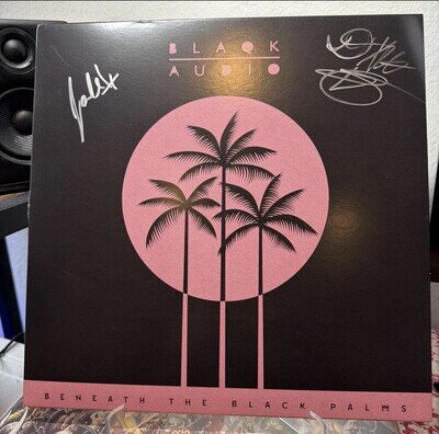Blaqk Audio Beneath The Black Palms SIGNED Vinyl LP Davey Havok Jade Puget AFI