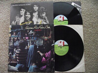 Sensational Alex Harvey Band - two 1970s pressing vinyl LPs