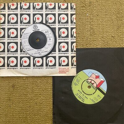 THE SENSATIONAL ALEX HARVEY BAND DELILAH Boston Tea Party 2x7” Vinyl Singles