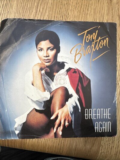 Toni Braxton Breath Again 7" Vinyl Single 74321 185447. 1993.