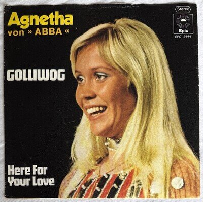 AGNETHA FÄLTSKOG (ABBA) -Following- Very Rare Original German 7” +Pic Sleeve