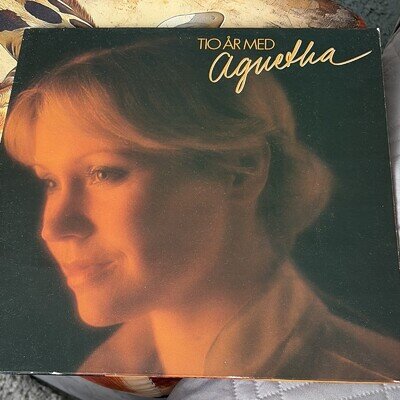 Agnetha Fältskog Tio År Med Agnetha 12" Vinyl LP 33RPM Cupol 1979 CLPS352
