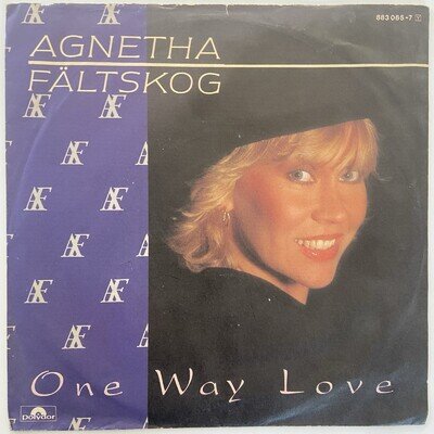 Agnetha Fältskog (ABBA) - One Way Love (1985 German 7” Polydor)
