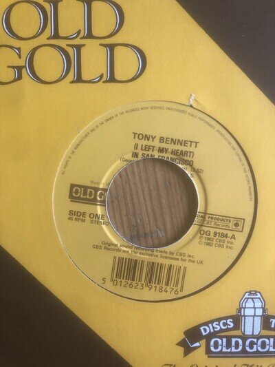 Tony Bennett EX I Left My Heart In San Francisco Old Gold OG 9184