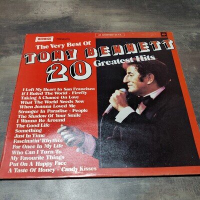 Tony Bennett - The Very Best Of - Warwick - PR5021 - UK