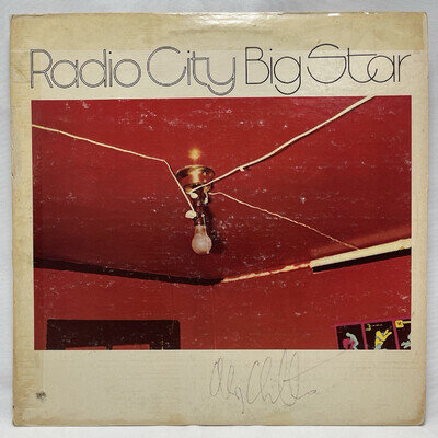 Big Star - Radio City Vinyl LP, Ardent ADS-1501 signed by Alex Chilton!
