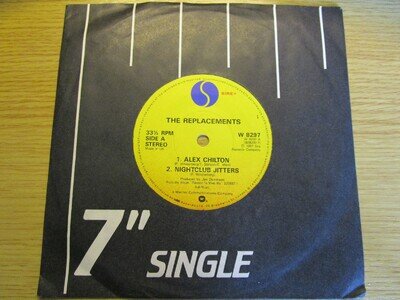 The Replacements 4 track EP 7" Vinyl Record inc Alex Chilton, Nightclub Jitters