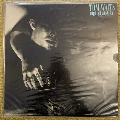 Tom Waits Foreign Affairs Vinyl LP Album Record 1977 UK Press Die Cut Inner VG+