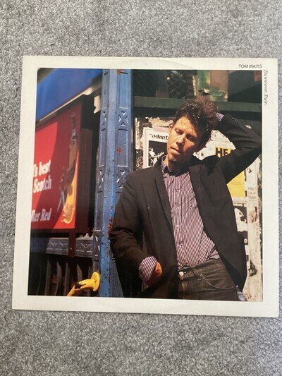 TOM WAITS DOWNTOWN TRAIN 3 track 12" vinyl single VG+/VG+ 1985 12IS 253 ISLAND