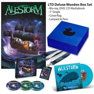 Alestorm - Live In Tilburg Limited WOODEN BOX SET Napalm Records NEW SEALED