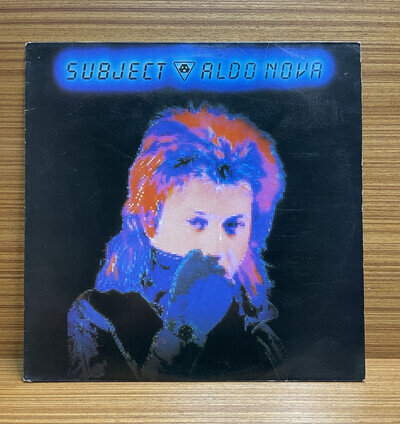 Aldo Nova Subject....Aldo Nova 12" Black Vinyl LP 1983 Portrait PRT 25482