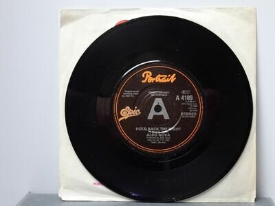 Aldo Nova: Hold Back the Night Orig UK 1983 PROMO Near Mint 7"