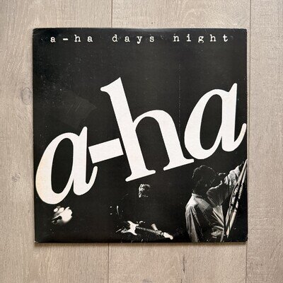 a-ha Days Night Live Hammersmith 1986 Double 2xLP Vinyl Record AHA 612161 Rare