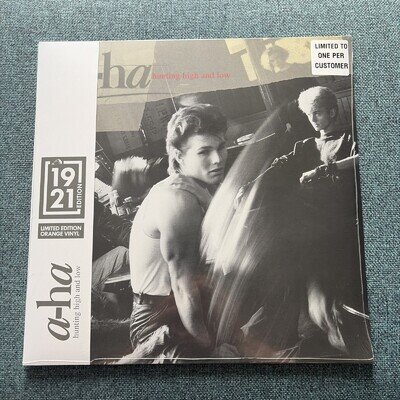 a-ha : Hunting High and Low HMV 1921 Centenary Orange Vinyl SEALED