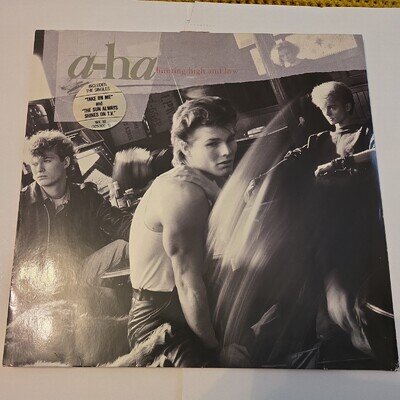 Exc /Vg A-Ha Hunting High and Low Vinyl Lp