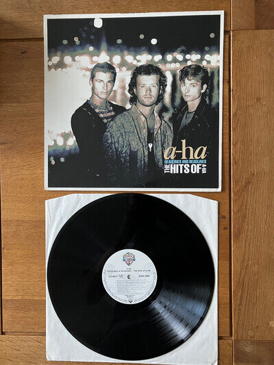 A-Ha ‎- Headlines And Deadlines: The Hits Of A-Ha 1st 1991 PRESS LP