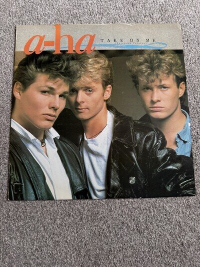 A-Ha Take On Me 12" Vinyl Extended Version W9006T, 1985